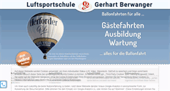 Desktop Screenshot of luftsportschule.de